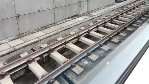 Railroad track Stock Footage 217427443