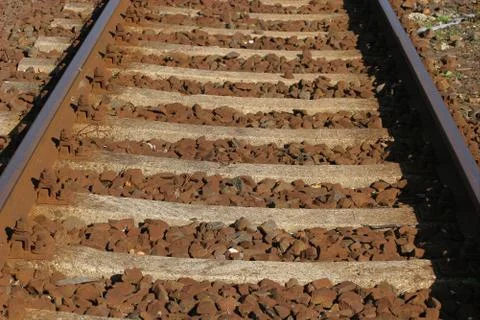 Railroad track Stock Photos