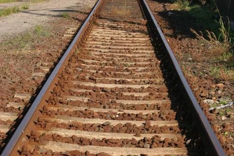 Railroad track Stock Photos