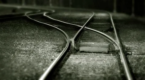 Railroad track Stock Photos