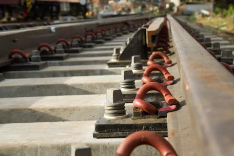 Railroad track 스톡 사진