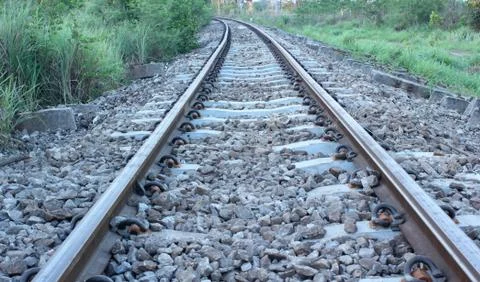 Railroad track Stock Photos