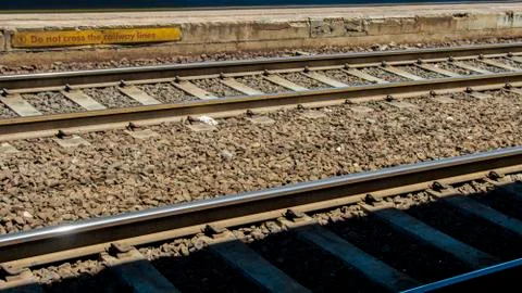 Railroad track Stock Photos