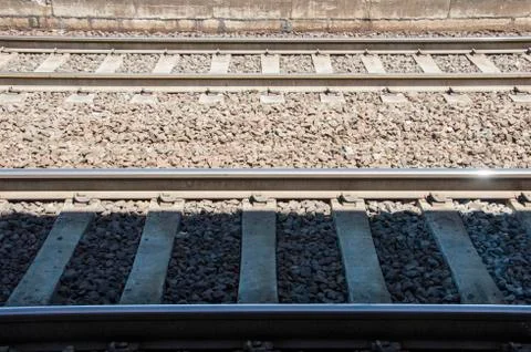 Railroad track Stock Photos