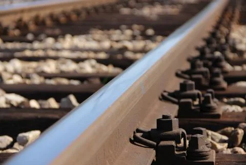 Railroad track Stock Photos