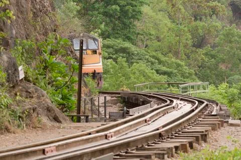Railroad track Stock Photos