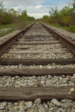Railroad track Stock Photos
