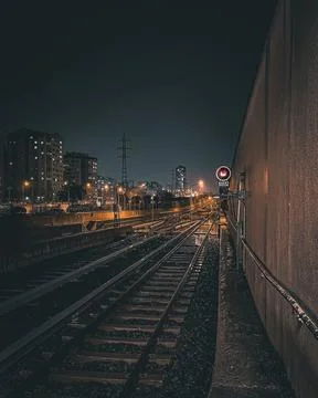 Railroad track Stock Photos