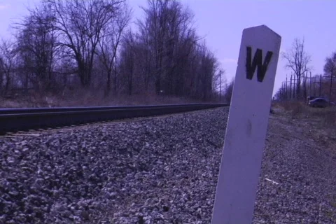 Railroad tracks Stock Footage 150010