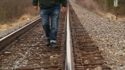 Railroad tracks Video stock 932109