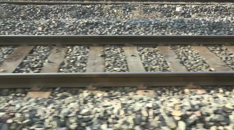 Railroad Tracks Stock Footage 1099193