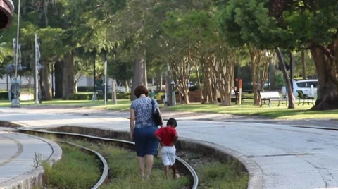 Railroad tracks Video stock 7910323