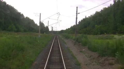 Railroad tracks Stock-Footage 10732115