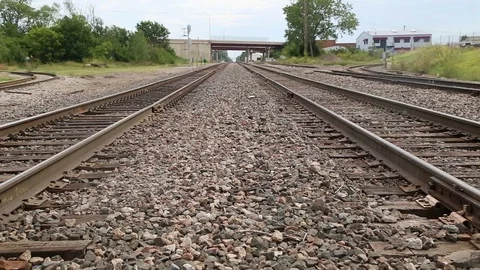 Railroad tracks Stock Footage 88068205