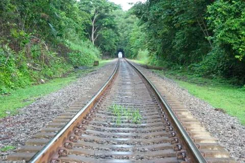 Railroad tracks Stock Photos