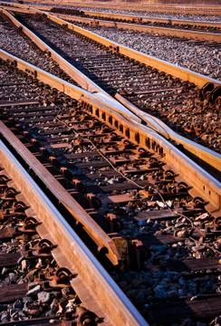 Railroad tracks Stock Photos