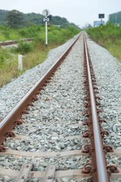 Railroad tracks Stock Photos