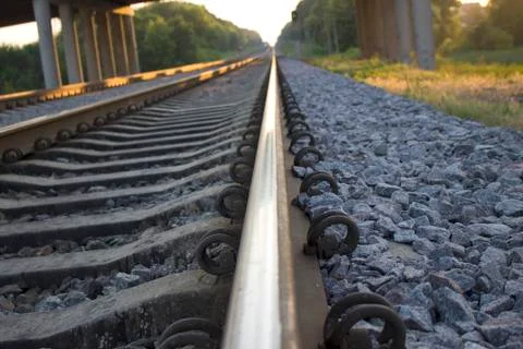 Railroad tracks Stock Photos