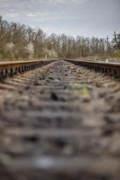 Railroad tracks 스톡 사진