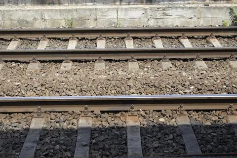 Railroad tracks Stock Photos