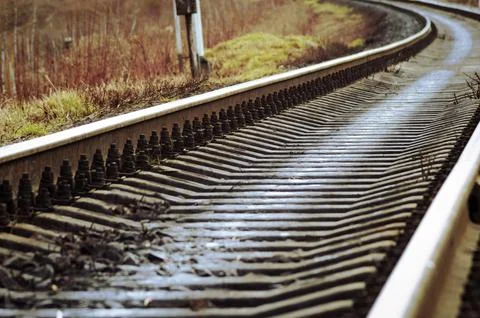 Railroad tracks Stock Photos