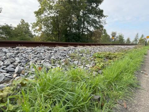 Railroad Tracks Foto stock