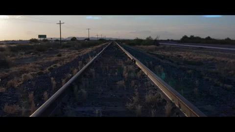 Railroad Tracks Static Stock Footage 262698245