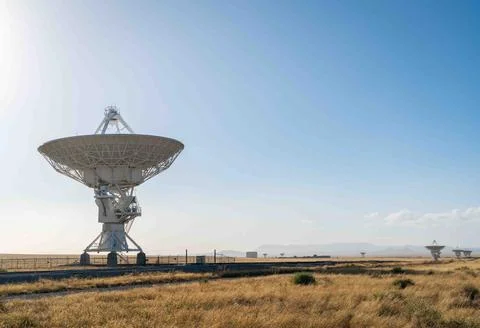 Railroad Tracks at The Very Large Array Radio Astronomy Observatory Stock Photos
