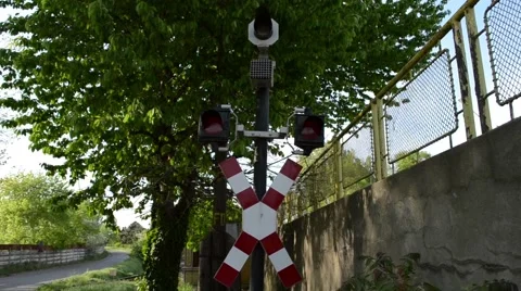 Railroad Train Alarm Stock Footage 46124875