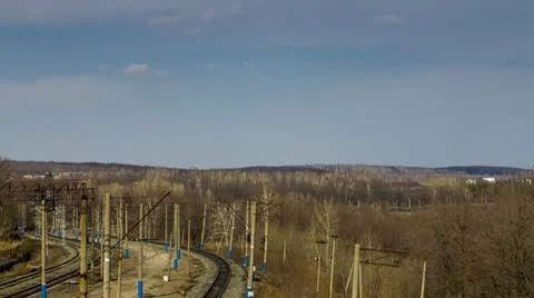 Railroad Train Stock Footage 10899297