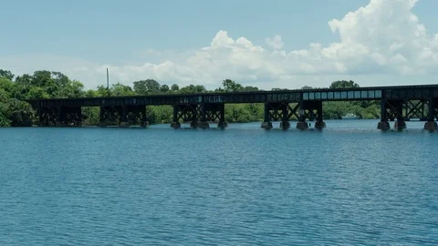 Railroad Trestle 스톡 동영상 93240785