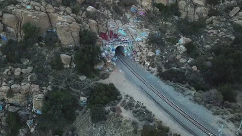 Railroad Tunnel Stock Footage 148456261