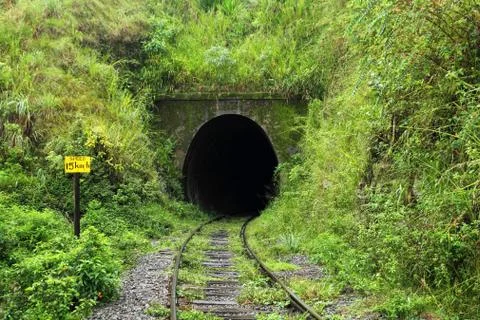 Railroad tunnel Stock Photos