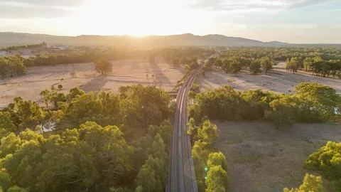 Railroad Wodonga Stock Photos