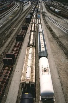 Railroad yard Stock Photos