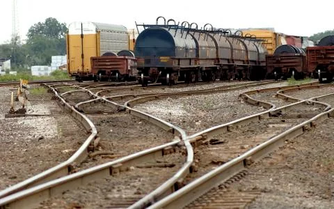 Railroad Yards Stock Photos