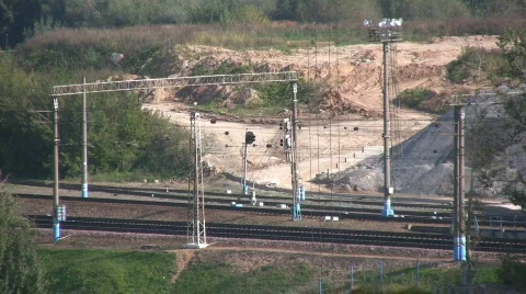 Railroad1 ns Stock Footage 368157