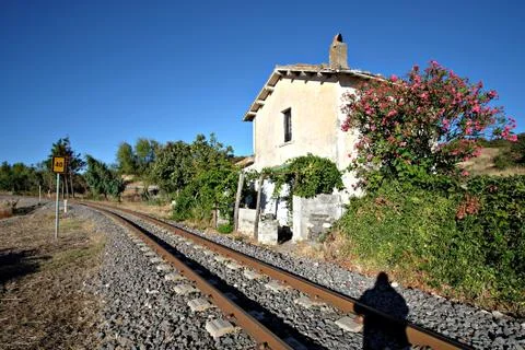 The railroader s house Stock Photos
