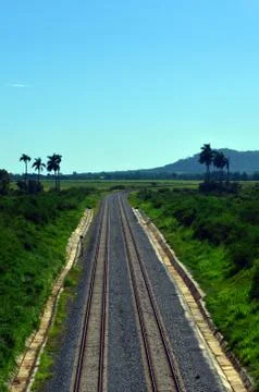 Rails of Cuba Stock Photos