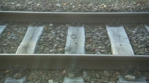 Rails passing nice shutter Stock Footage 71297247