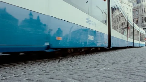 Railway In Amsterdam 库存影片 87869477