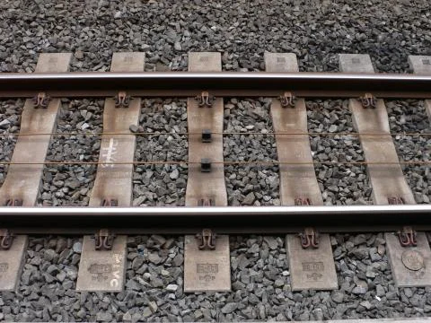 Railway background Stock-Fotos