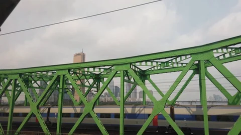 Railway bridge 2 库存影片 116233315