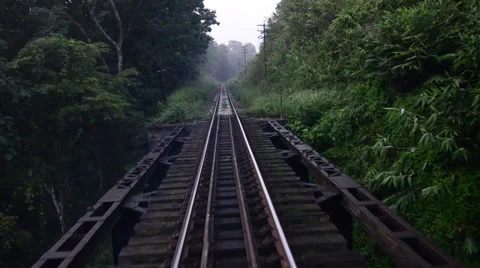 Railway bridge. Stock Footage 44247234