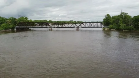Railway Bridge Video stock 132617497