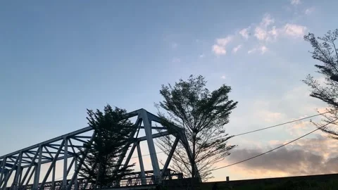 Railway bridge Stock Footage 273709345