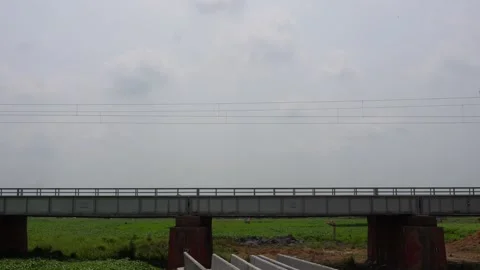 Railway bridge Video stock 342255815