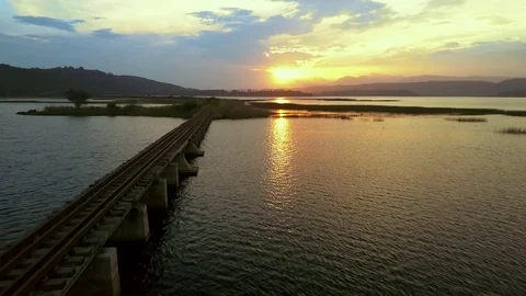 Railway Bridge NT Stock Footage 76014739
