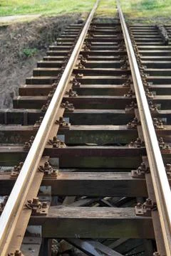 Railway bridge perspective Stock Photos