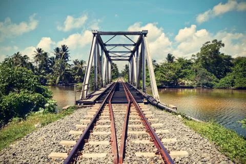 Railway bridge Stock-Fotos